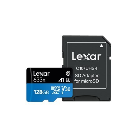 Lexar | High-Performance 633x | UHS-I | 128 GB | micro SDXC