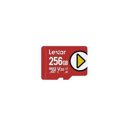 Lexar | Play UHS-I | 256 GB | MicroSDXC | Pamięć flash klasy 10