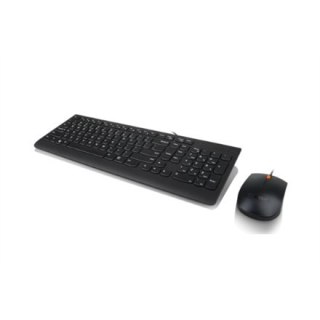 Lenovo | Black | USB Combo Keyboard & Mouse | 300 | Keyboard and Mouse Combo | English | 1.8 m | Black | Wired Via USB