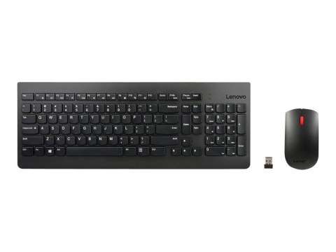 Lenovo | Essential | Essential Wireless Keyboard and Mouse Combo - US English with Euro symbol | Keyboard and Mouse Set | Wirele