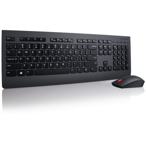 Lenovo | Professional | Professional Wireless Keyboard and Mouse Combo - US English with Euro symbol | Keyboard and Mouse Set |