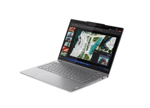 Lenovo | ThinkBook 14 2-w-1 Gen 4 | Luna Grey | 14 " | IPS | Ekran dotykowy | WUXGA | 1920 x 1200 pikseli | Intel Core U7 | 155U