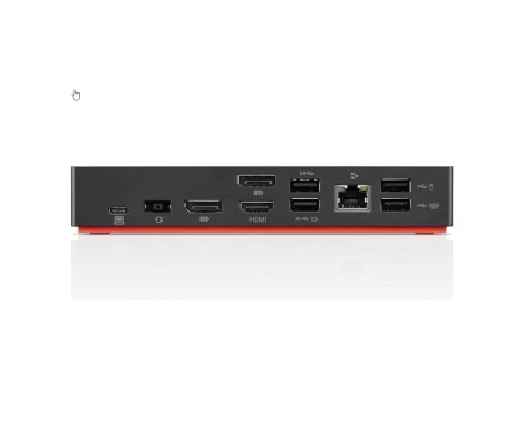 Lenovo | ThinkPad Universal USB-C Dock - EU | Stacja dokująca | Porty Ethernet LAN (RJ-45) w ilości 1 | Porty VGA (D-Sub) w iloś