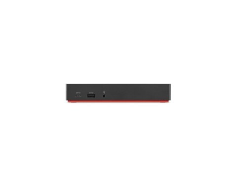 Lenovo | ThinkPad Universal USB-C Dock - EU | Stacja dokująca | Porty Ethernet LAN (RJ-45) w ilości 1 | Porty VGA (D-Sub) w iloś