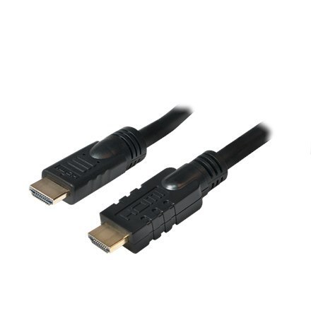 Logilink | Aktywne Kabel HDMI Wysokiej Szybkości | Wtyk | 19 pin HDMI Typ A | Wtyk | 19 pin HDMI Typ A | 20 m | Czarny