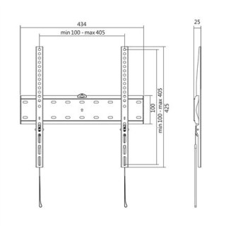 Logilink BP0013 TV Wall mount, 32"-55", fix, 25mm Logilink