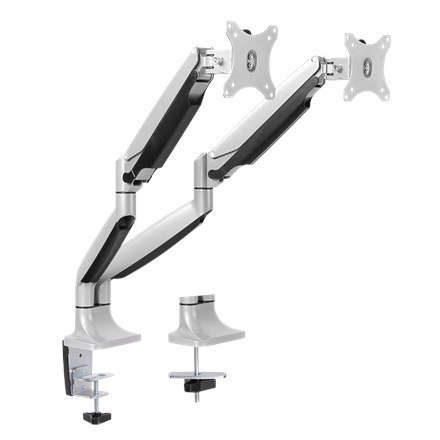 Logilink BP0043 Dual Monitor Desk mount, 13"-32",gas spring, aluminum Logilink