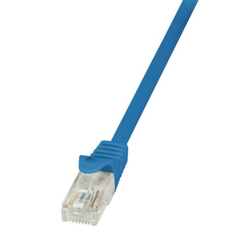 Logilink | CAT 5e | Kabel krosowy | Skrętka nieekranowana (UTP) | Męski | RJ-45 | Męski | RJ-45 | Niebieski | 5 m