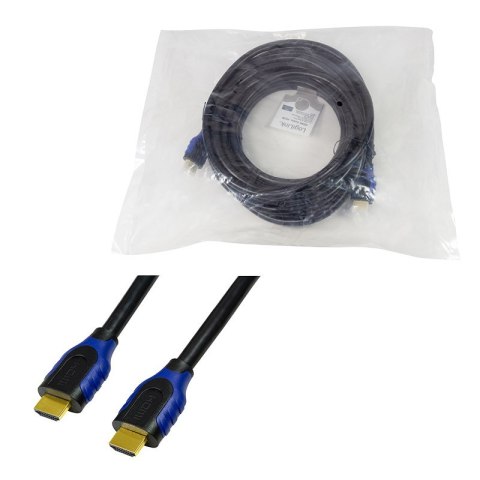 Logilink | High Speed with Ethernet | Męski | 19 pin HDMI typ A | Męski | 19 pin HDMI typ A | 10 m | Czarny