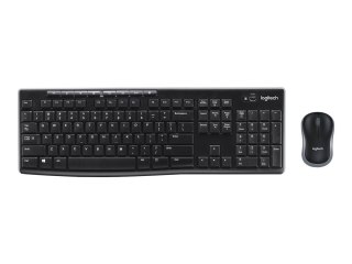 Logitech MK270 | Keyboard and Mouse Set | Wireless | US | Black