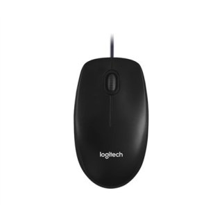 Logitech | Mysz | M100 | Optyczna | Przewodowa | Czarna