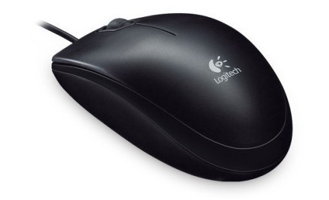 Logitech | Myszka | B100 | Przewodowa | Czarna