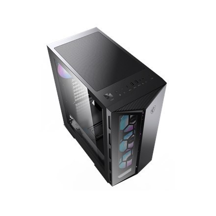 MSI MPG GUNGNIR 110R Obudowa PC, Mid-Tower, USB 3.2, Czarny | MSI | MPG GUNGNIR 110R | Czarny | ATX | Zasilacz w zestawie Nie