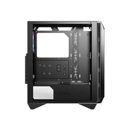 MSI MPG GUNGNIR 110R Obudowa PC, Mid-Tower, USB 3.2, Czarny | MSI | MPG GUNGNIR 110R | Czarny | ATX | Zasilacz w zestawie Nie