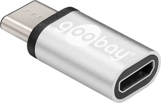 Męski | 24-pinowy USB-C | Żeński | 5-pinowy Micro-USB Typ B | Srebrny