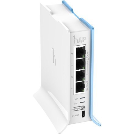 MikroTik | RB941-2nD-TC hAP Lite | Access Point | 802.11n | 2.4GHz | 10/100 Mbit/s | Ethernet LAN (RJ-45) porty 4 | MU-MiMO Tak