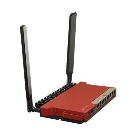 MikroTik | Router | L009UiGS-2HaxD-IN | 802.11ax | 10/100/1000 Mbit/s | Porty Ethernet LAN (RJ-45) 8 | Obsługa sieci Nie | MU-Mi