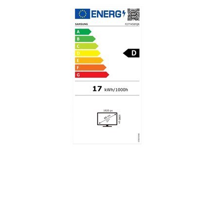 Monitor Samsung LF27T450FQRXEN | 27 cali | IPS | FHD | 16:9 | 5 ms | 250 cd/m² | Czarny | HDMI x2 | 75 Hz