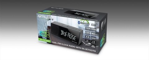 Muse M-172DBT Radio DAB+/FM RDS, przenośne, czarne Muse | M-172 DBT | Funkcja alarmu | NFC | Czarny