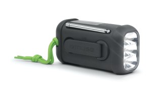 Muse Portable Solar Radio with Crank & Flashlight Muse