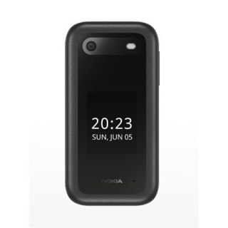 Nokia | 2660 Flip | Czarny | 2,8 " | TFT LCD | 240 x 320 | Unisoc | 0,128 GB | Dual SIM | Nano-SIM | Tak | Aparat główny 0,3 MP