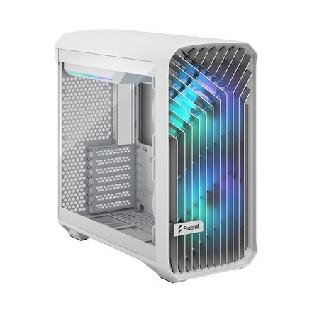 Obudowa komputerowa Fractal Design Torrent Compact RGB Biały TG (przejrzysta barwa) - Mid-Tower, Zasilacz Nie Dołączony, ATX