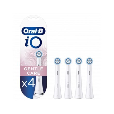 Oral-B | iO Gentle Care | Wymiana szczoteczki | Główki | Dla dorosłych | Liczba główek szczoteczki w zestawie 4 | Liczba trybów