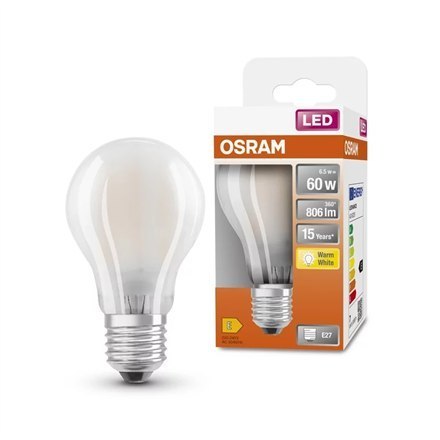 Osram Parathom Classic Filament 60 nie-dym 6,5W/827 Żarówka E27 Osram | Parathom Classic Filament | E27 | 6.5 W | Ciepła biel