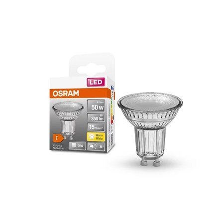 Osram Parathom Reflector LED 50 nie-dim 36° 4,3W/827 GU10 żarówka Osram | Parathom Reflector LED | GU10 | 4.3 W | ciepła biel