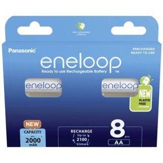 Panasonic | AA | 2000 mAh | 8 szt. | ENELOOP BK-3MCDE/8BE