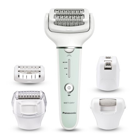 Panasonic ES-EY70A-G503 Epilator, White/Green Panasonic