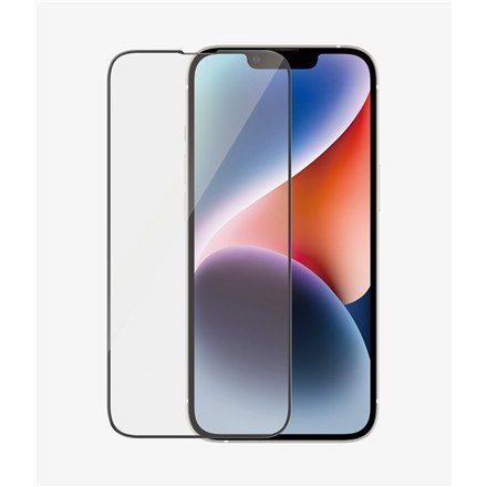 PanzerGlass | Ochraniacz ekranu - szkło | Apple iPhone 13, 13 Pro, 14 | Politereftalan etylenu (PET) | Czarny | Przezroczysty