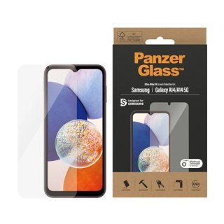 PanzerGlass | Ochraniacz ekranu - szkło | Samsung Galaxy A14 5G | Silikon, szkło hartowane, politereftalan etylenu (PET) | Przez