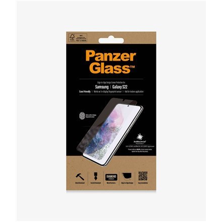 PanzerGlass | Ochraniacz ekranu - szkło | Samsung Galaxy S22 | Szkło | Przezroczysty