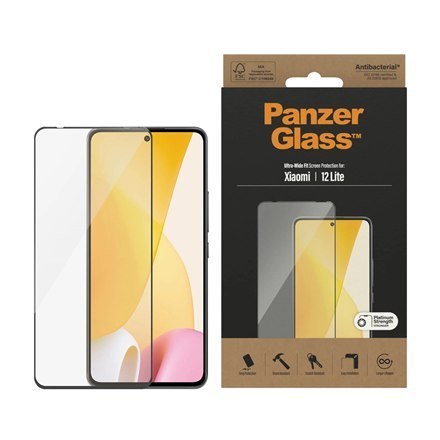 PanzerGlass | Ochraniacz ekranu - szkło | Xiaomi 12 Lite | Szkło | Czarny | Przezroczysty