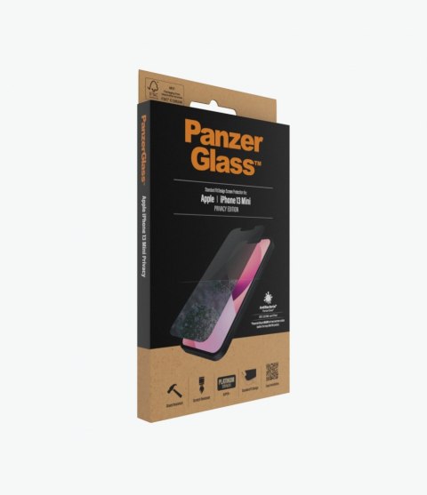 PanzerGlass | Ochraniacz ekranu - szkło - z filtrem prywatności | Apple iPhone 13 mini | Szkło hartowane | Przezroczysty