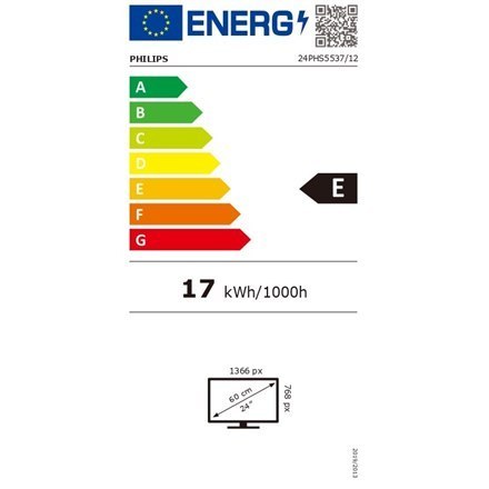 Philips | 24PHS5537 | 24" | 60 cm | 720p