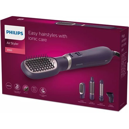 Philips | Hair Styler | BHA313/00 3000 Series | Gwarancja 24 miesiące | Kondycjonowanie jonowe | Temperatura (maks.) °C | Liczba