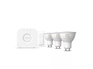 Philips Hue WCA Starter Kit 4.2W GU10 3pcs, Bridge, Switch