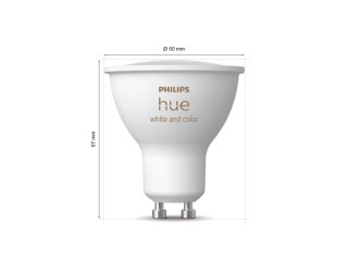 Philips Hue WCA Starter Kit 4.2W GU10 3pcs, Bridge, Switch