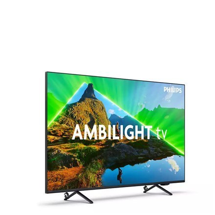 Philips LED Ambilight TV | 55PUS8319/12 | 55 | Smart TV | Titan | 4K UHD | Black