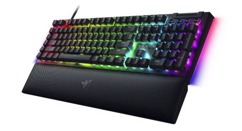 Razer | BlackWidow V4 | Klawiatura dla graczy | Przewodowa | RU | Czarna | Żółta Switch