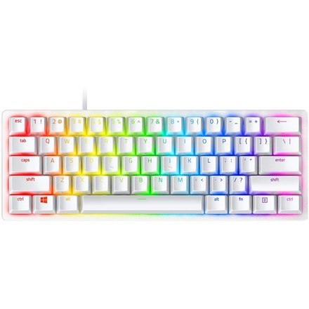 Razer | Huntsman Mini | Klawiatura dla graczy | Podświetlenie LED RGB | US | Mercury White | Przewodowa