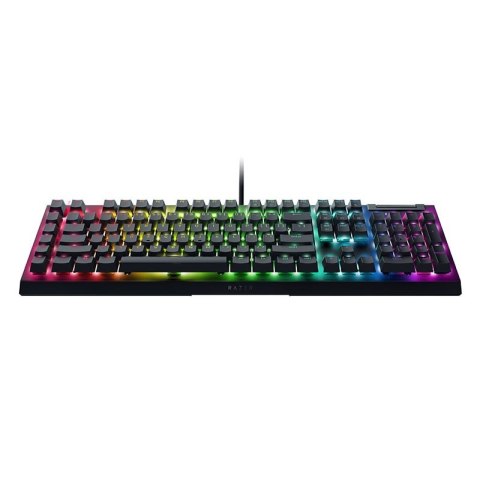 Razer | Mechaniczna klawiatura do gier | BlackWidow V4 X | Mechaniczna klawiatura do gier | Przewodowa | USA | Czarna | Żółte pr