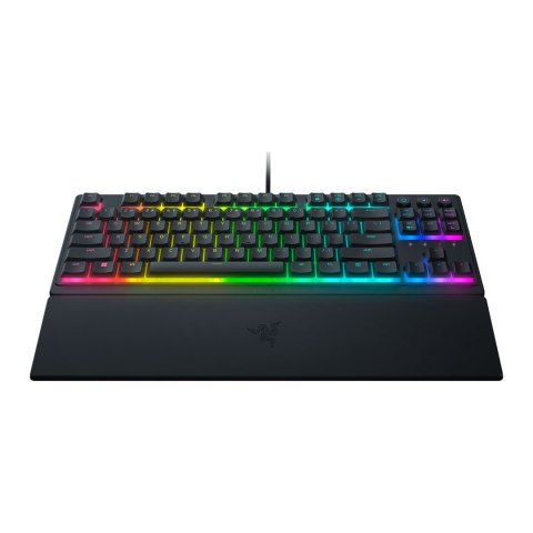 Razer | Ornata V3 Tenkeyless | Mechaniczna klawiatura dla graczy | Przewodowa | Podświetlenie LED RGB | NORD | Czarna