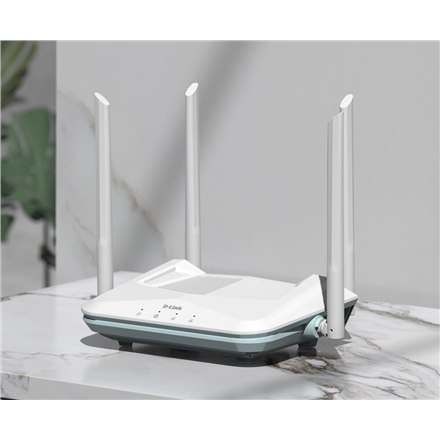 Router inteligentny D-Link AX1500 | R15 | 802.11ax | 1200+300 Mbit/s | Porty Ethernet LAN (RJ-45) 3 | Obsługa Mesh | MU-MiMO | B