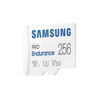 Samsung | PRO Endurance | MB-MJ256KA/EU | 256 GB | Karta pamięci microSD | Pamięć flash klasy U3, V30, Class 10 | Adapter SD