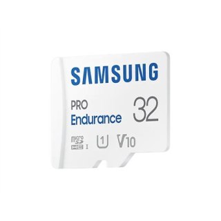 Samsung | PRO Endurance | MB-MJ32KA/EU | 32 GB | Karta pamięci microSD | Pamięć flash klasy U1, V10, Class 10 | Adapter SD