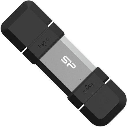 Silicon Power Dual USB Drive | Mobile C51 | 128 GB | USB Type-A i USB Type-C | Srebrny