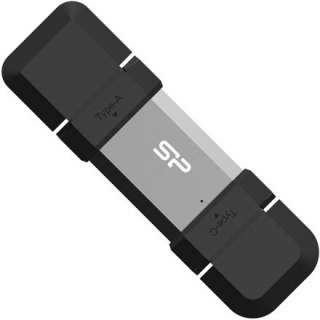 Silicon Power Dual USB Drive | Mobile C51 | 64 GB | USB Type-A i USB Type-C | Srebrny